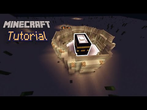 How to Build the Kaabah in Minecraft! | Lets build 🕋