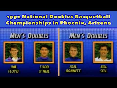 1992 National Doubles Racquetball Championships: Bonnett/Sell vs. O'Neil/Floyd in Arizona