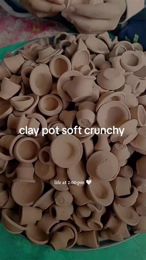 Clay Pot ASMR: Soft and Crunchy Sounds