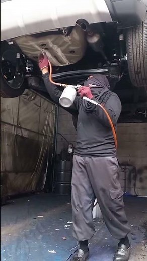 Underbody Anti-Rust Coating to Protect the Car Frame #mechanic #mechaniclife #diy #tools #repairing