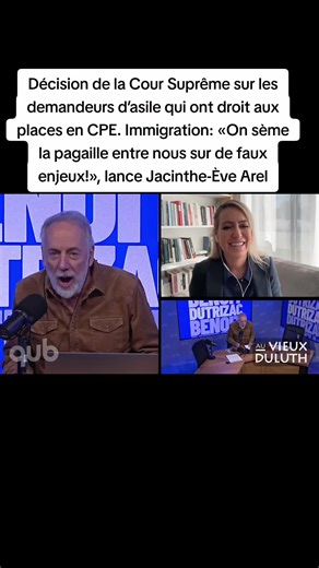 Ok #quebecinfos #qc2026 #qctiktok Décision de la Cour Suprême sur les demandeurs d’asile qui ont droit aux places en CPE. Immigration: «On sème la pagaille entre nous sur de faux enjeux!», lance Jacinthe-Ève Arel