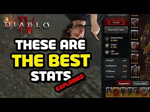 Diablo 4│Best Stats For Every Slot!│Stat Priorities Explained For HC & SC