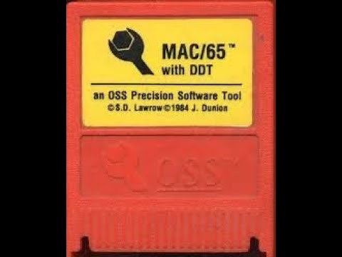 MAC/65 Assembler Editor and Atari 8-bit Machine Language Programming - Part 1
