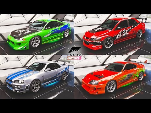 Forza Horizon 5 - Fast and Furious Cars