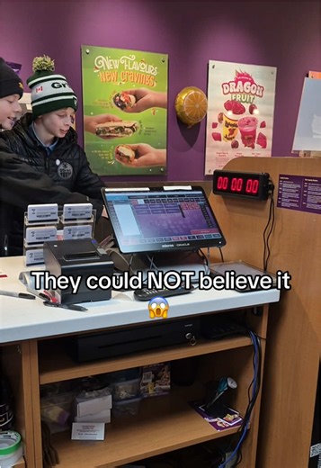 Don’t worry, we still gave him a free Booster Ball on the house! #boosterjuice #fyp #5secondchallenge #brantford