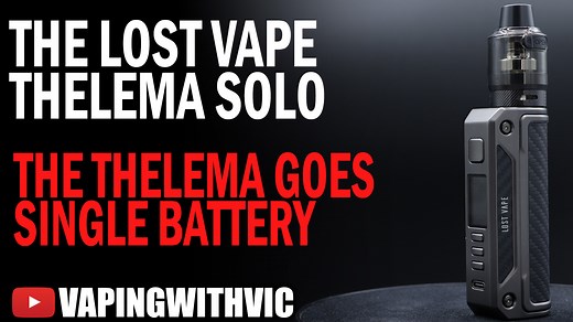 The Lost Vape Thelema Solo is, as the name suggests, a single battery version of the popular Lost Vape Thelema. SUPPORT THE CHANNEL https://www.patreon.com/vapingwithvic https://www.youtube.com/vapingwithvic/join https://www.subscribestar.com/vaping-with-vic Lost Vape Thelema Solo - CHAPTERS 00:00 - Intro and specs 02:00 - Close up 11:00 - Temp Control & Wattage Vape 14:00 - Thoughts SOCIAL MEDIA Site - http://www.vapingwithvic.co.uk Facebook Page - https://www.facebook.com/VapingWithVic Faceboo