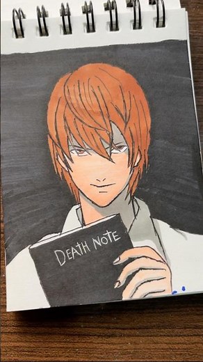 Drawing light yagami || anime drawing || #deathnote #anime #art