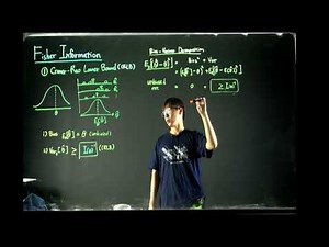 Fisher information #1 - Parameter estimation, Cramer-Rao Lower Bound