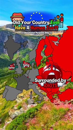 @Mapper from greece🇬🇷† ahh post | Did Your Country Ever Had A Human Zoo?! #mapping #geography #xwopiymaps #human #zoo