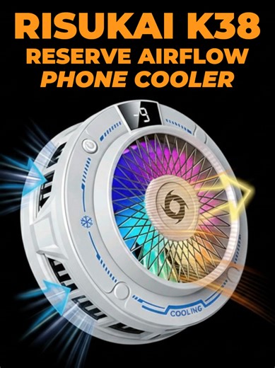 Risukai K38 Phone Cooler: Reverse Airflow Review