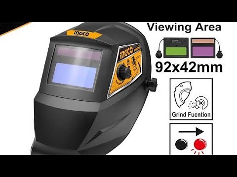 INGCO Auto Darkening Welding Helmet AHM008 (UNBOXING)