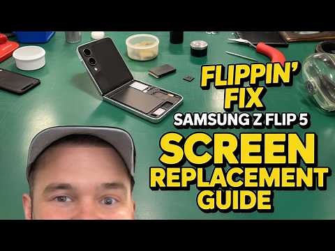 🛠️ Flippin' Fix: Samsung Z Flip 5 Screen Replacement Guide 📱
