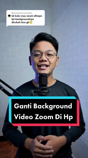Cara Ganti Background Video Zoom Di Hp