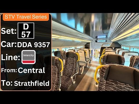 Sydney Trains Vlogs Travel Series 46: Onboard D57 from Central to Strathfield