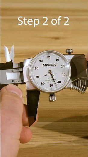 How To Read A Mitutoyo Dial Caliper Part 2 of 2 #shorts