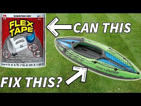 Using Flex Tape To Fix My Inflatable Kayak (Will It Work?)