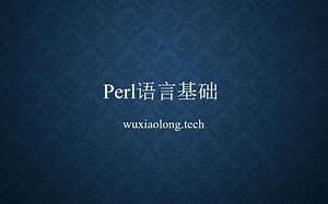 Perl语言入门
