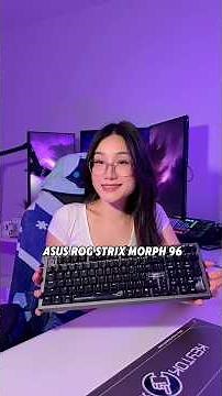 Custom keyboard vibes without the headache ✨ #ROGStrixMorph96 #ASUS #ROG #Keytok #HotSwapKeyboard