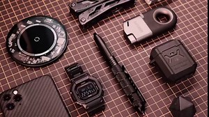 Origin-Joy 2 Pack Tungsten Steel Military Tactical Pen Set, Multifunctional EDC Self Defense Pen With 8 Ballpoint Refills (Gray)