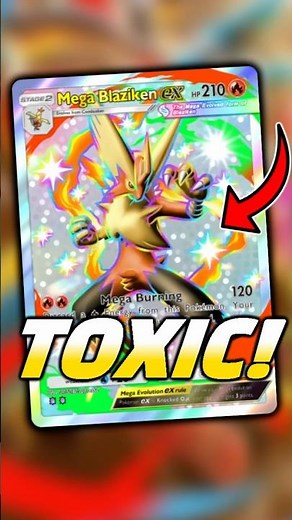 Mega Blaziken Is STILL Toxic! 😭 #pocket #pokemon #pokemontcgpocket #shorts