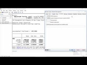 Bayesian linear regression using the bayes prefix: How to customize the MCMC chain