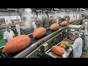 Inside the Factory: How Sweet Potatoes Are Turned into Premium Nutritional Powder (Full Process)