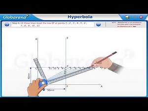 Engineering Drawing Conic Section rectangular Hyperbola
