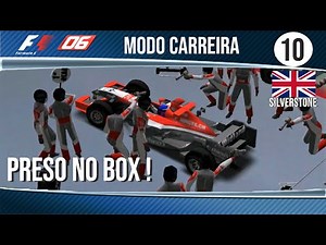 F1 2006 PS2/PSP Career Mode EP 10: STUCKED IN THE PITS! | Silverstone