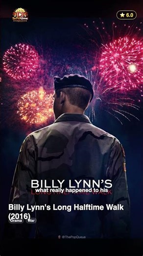 Billy Lynn's Long Halftime Walk (2016) — ThePopQueue #Shorts