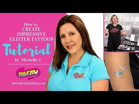 How to Do Impressive Glitter Tattoos