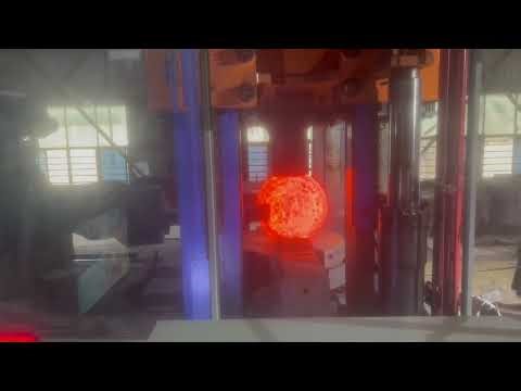 Forging process of centrifugal impeller blank for air compressor