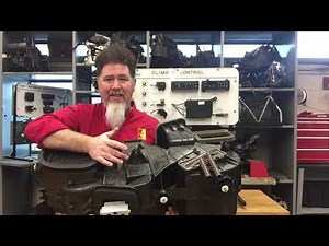 How does an automobile's A/C HVAC system work?