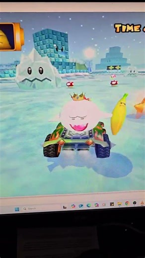 RED SHELL HIT ICE FREEZE 🧊 DODGE 2-4-26 #gaming #mariokartdoubledash #kartracing #grandprix