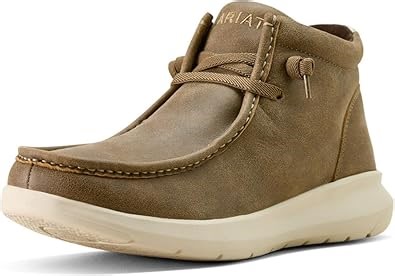 Amazon.com: ARIAT Zapato Hilo Mid para hombre, Bombardero marrón, 7 : Ropa, Zapatos y Joyería