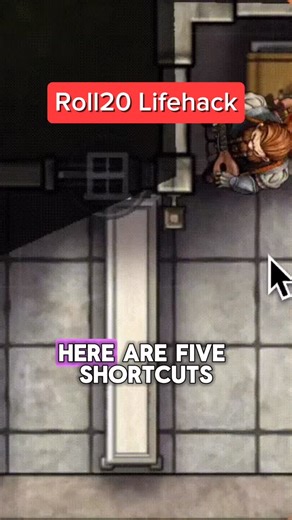 Play D&D and TTRPGs Online! on Instagram: "5 Roll20 Shortcuts that will make running games easier! Did you know all of these? 👀 #roll20 #roll20app #virtualtabletop #dmtips"