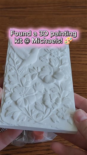 I found a 3D painting kit at Michaels! 🎨 #shorts