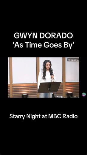 GWYN DORADO - As Time Goes By Performance at MBC Radio