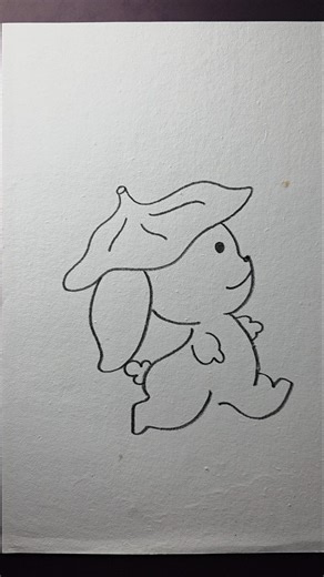 how to draw an rabbit step by step for beginners