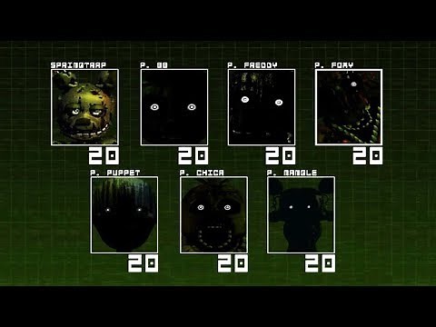 FNAF 3 Custom Night 2017
