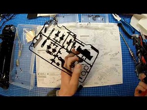 Tamiya 58677: RC Volkswagen (VW) Karmann Ghia - Assembly (Time-lapse)