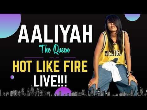 Aaliyah performs Hot Like Fire LIVE on VIBE! [RARE]