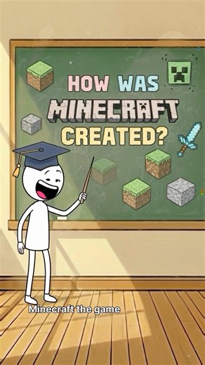 How Minecraft Was Actually Created Explain in 1 minute #shorts