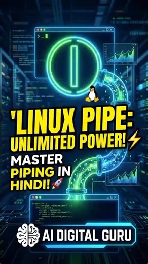 Linux Pipes: Unlimited Power! ⚡ #Shorts #Linux