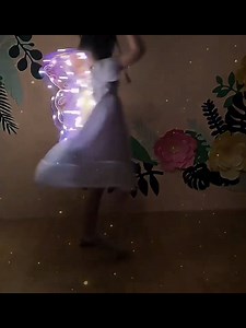 Watch Light Up Butterfly Fairy Wings LED Transparent DIY Painting on Amazon Live