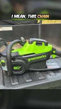 Greenworks 18" Chainsaw Review ⚡ Powerful Cordless Cut Test