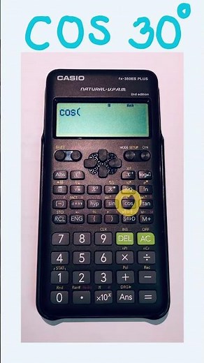 cos 30 degree #calculator #trigonometry