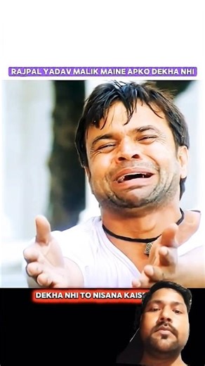 RAJPAL YADAV FUNNIEST🤪 HIT AND RUN MOMENT WITH OM PURI COMEDY🤣CHUP CHUPKE MOVIE 💯#shorts
