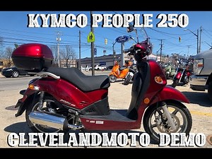 Kymco People 250 Walk Around and Demo ride 82+ MPH! SOLD