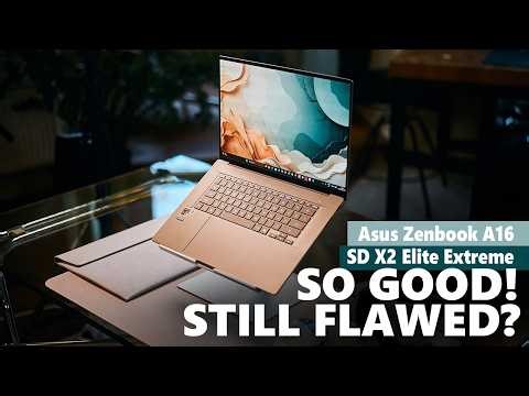 A simply terrific laptop ... but is that enough? - Asus Zenbook A16 review (Snapdragon X2 Extreme)