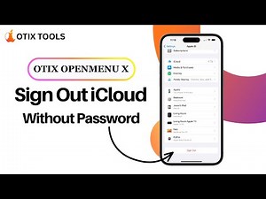 Sign out Apple ID without password | OTIX Openmenu X Full Guide